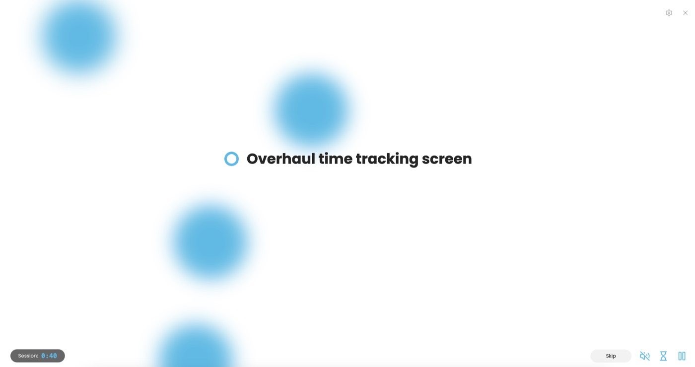 Amazing Marvin Super Focus Mode showing a single task on screen